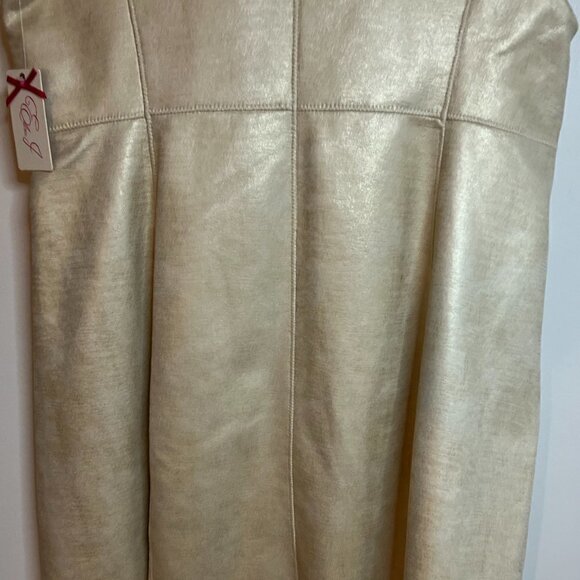 Eliza J Faux Shearling Long Vest Size L - Picture 6 of 12